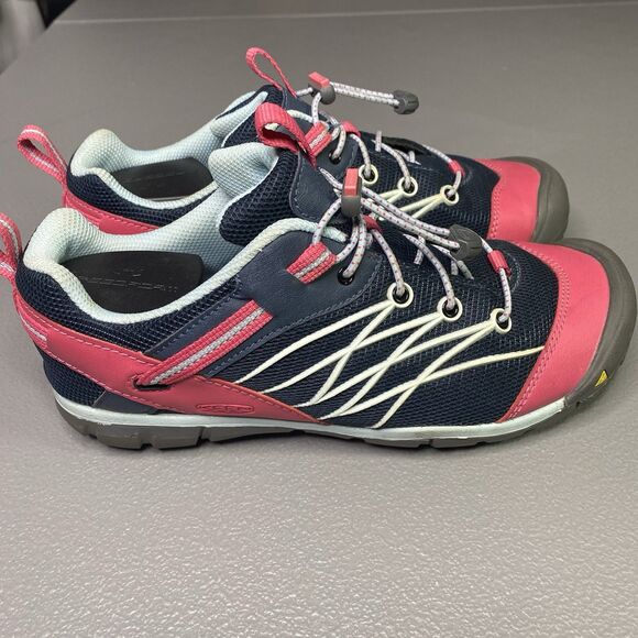 KEEN Sneakers Chandler CNX Bungee Outdoor All Terrain Hiking Womens 6 Blue - Picture 9 of 10